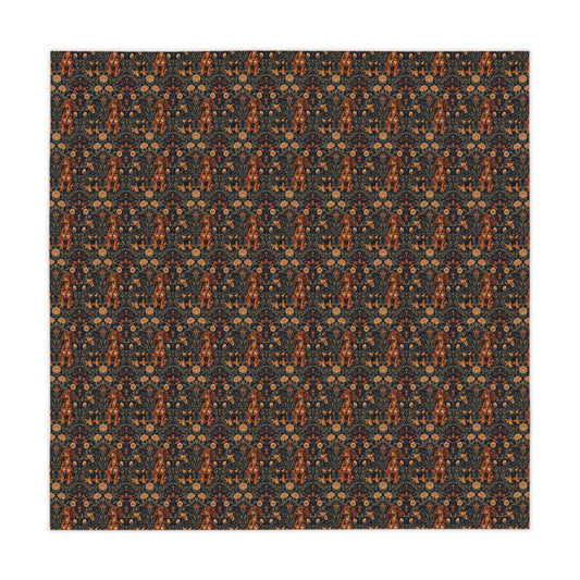 Dapper Dachshund Embroidery Elegance Tablecloth