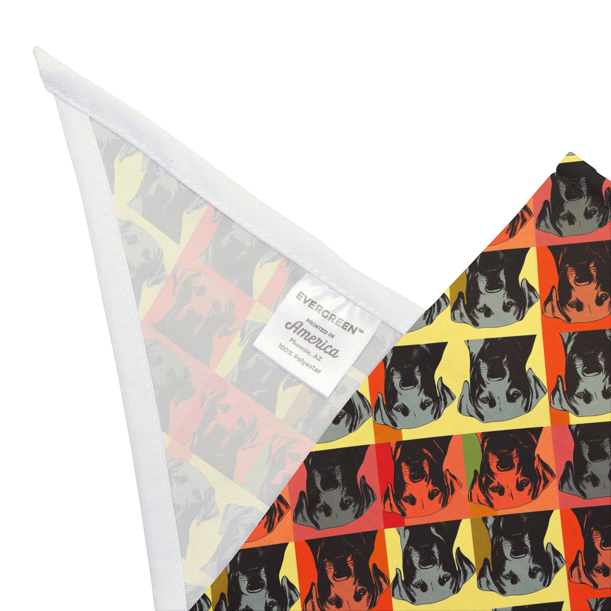 Whimsical Warhol Labrador Pet Bandana