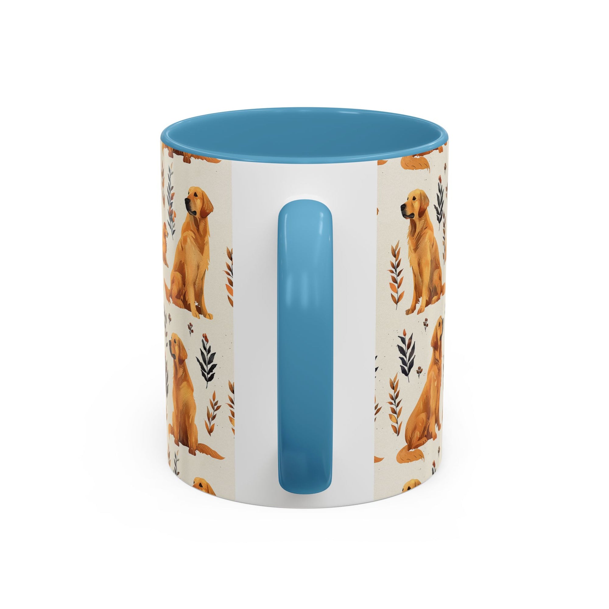 Golden Glamour Paws - Luxe Licks for Regal Retrievers Accent Coffee Mug