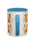 Golden Glamour Paws - Luxe Licks for Regal Retrievers Accent Coffee Mug