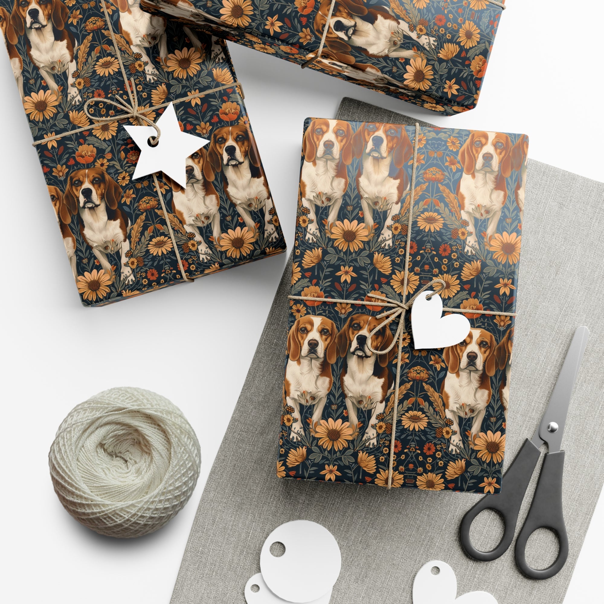 Beagle Buddies Meadow Magic Gift Wrap Papers