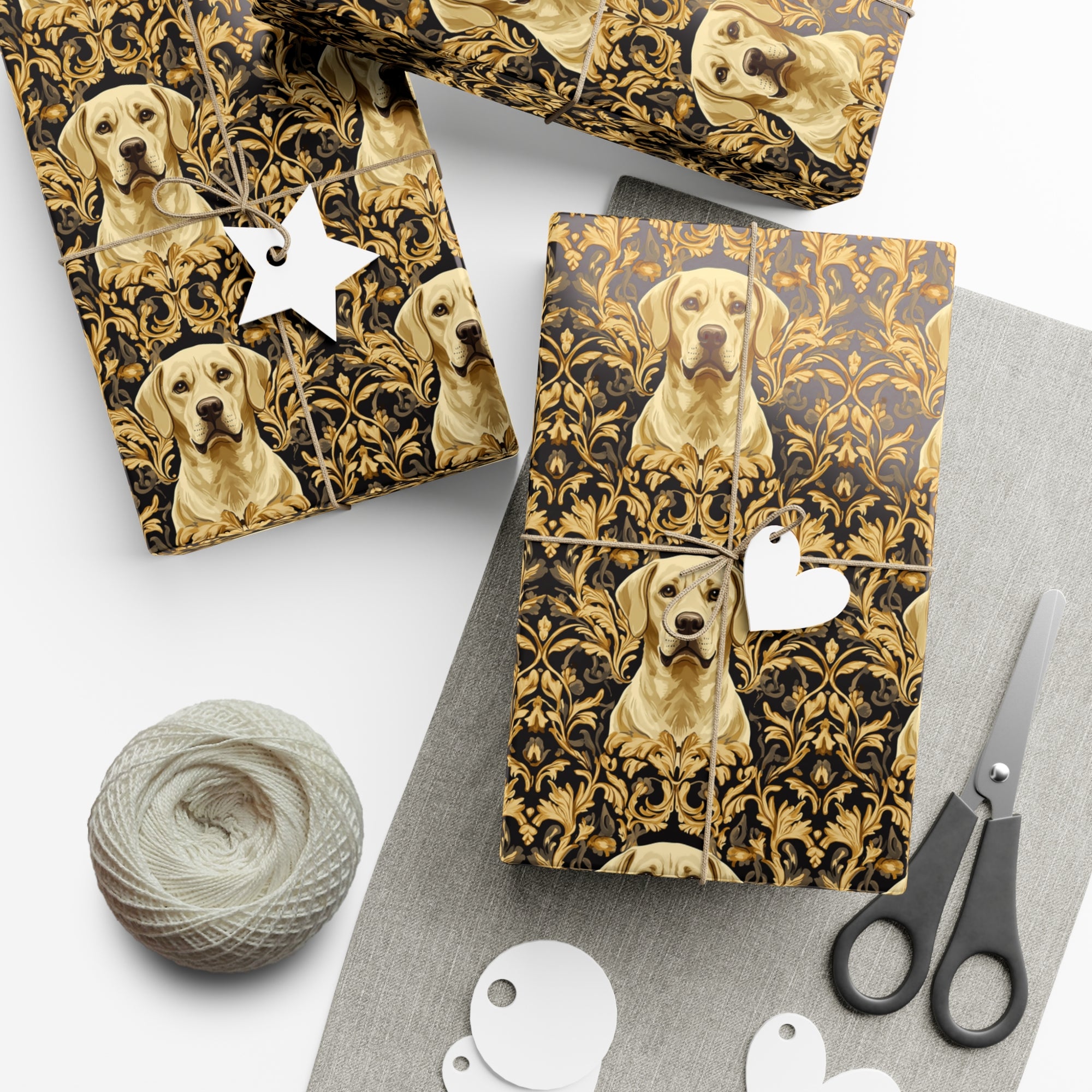 Royal Pawsitivity Labs Gift Wrap Papers