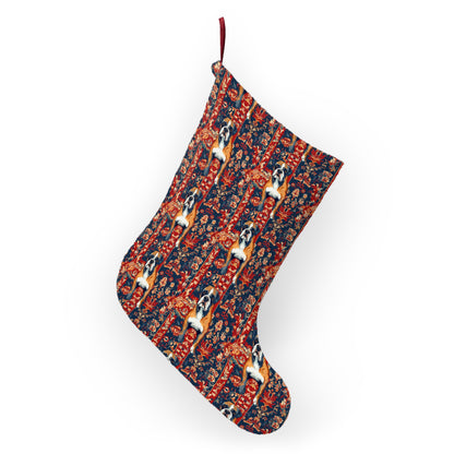 Boxer Blossom Tapestry Delight Christmas Stockings