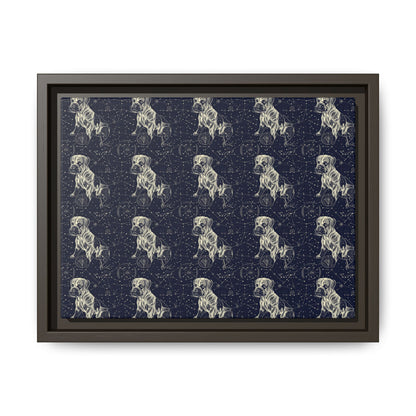 Celestial Boxer Bliss Matte Canvas, Framed