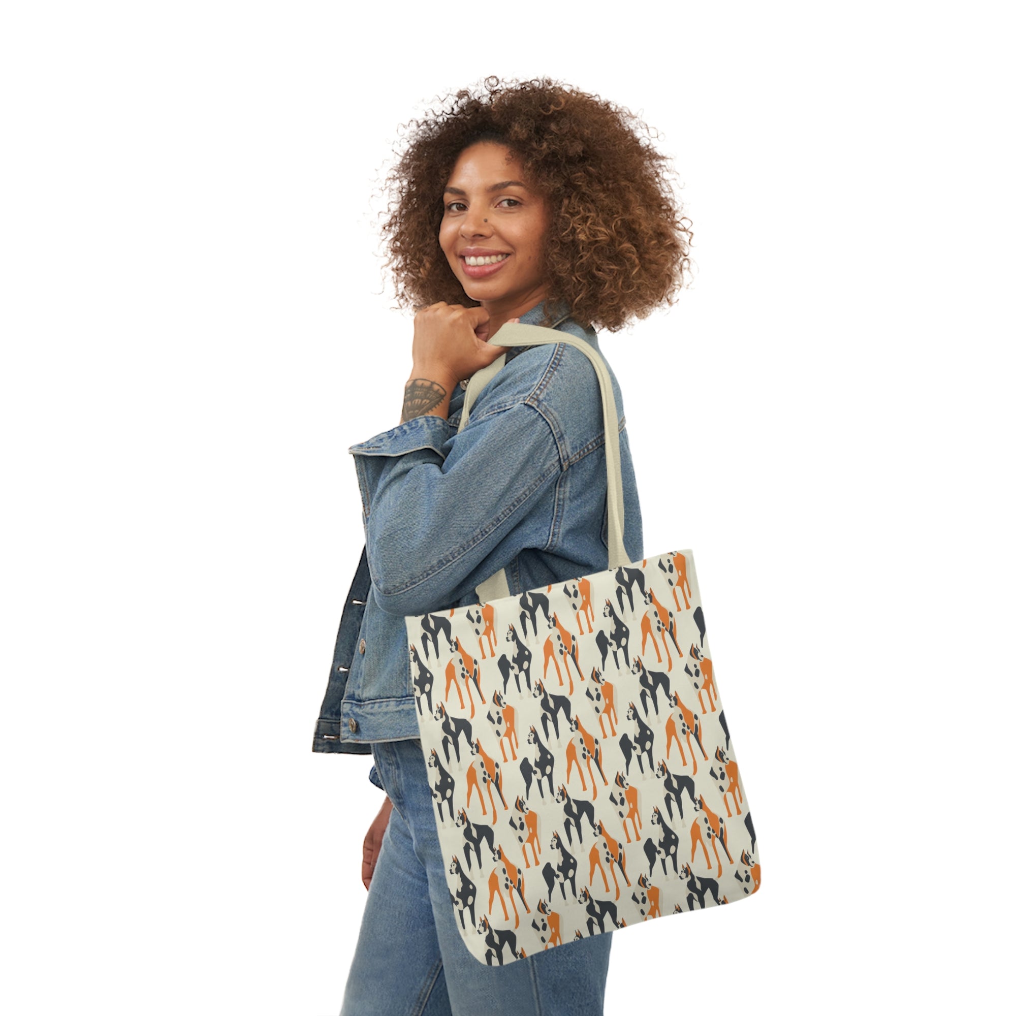 Dashing Dane Divinity Canvas Tote Bag