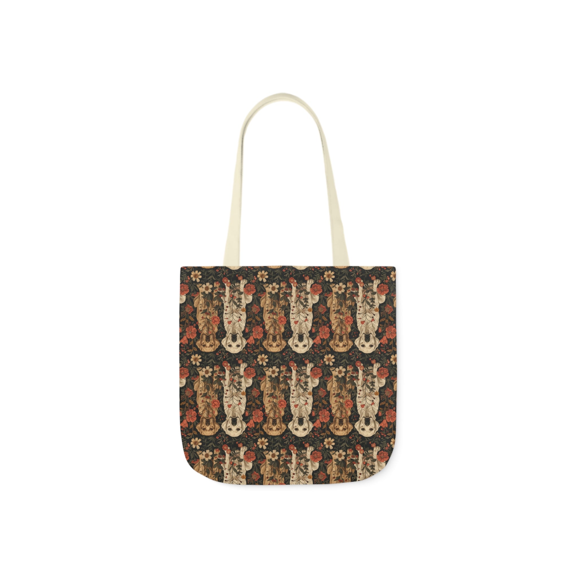 Blossoming Labradors Bouquet Canvas Tote Bag