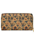 Autumnal German Shepherd Glamour Zipper Wallet