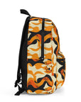 Golden Woof Abstract Glamour Backpack