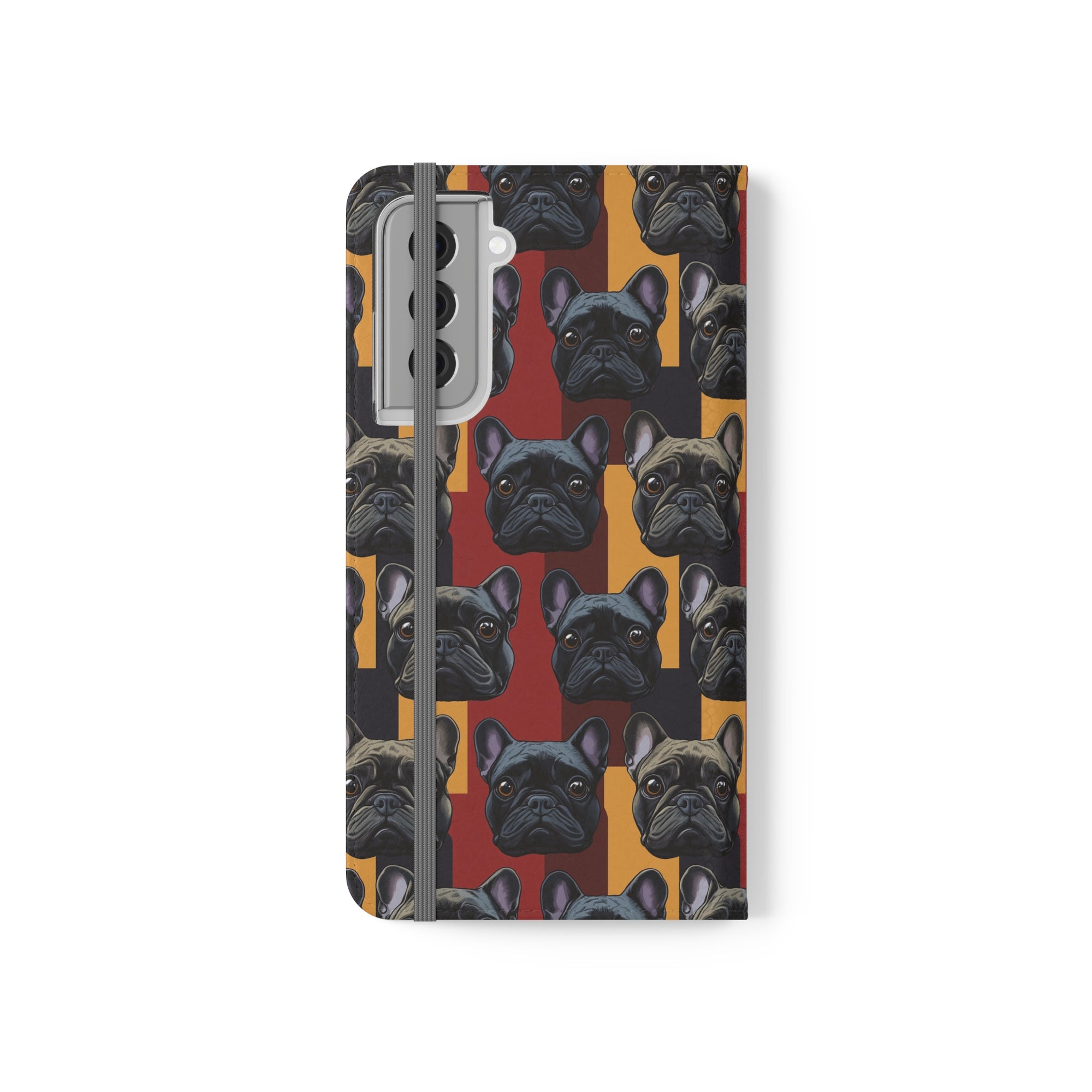 Chic Canine Checkmate - Frenchie Edition Flip Cases