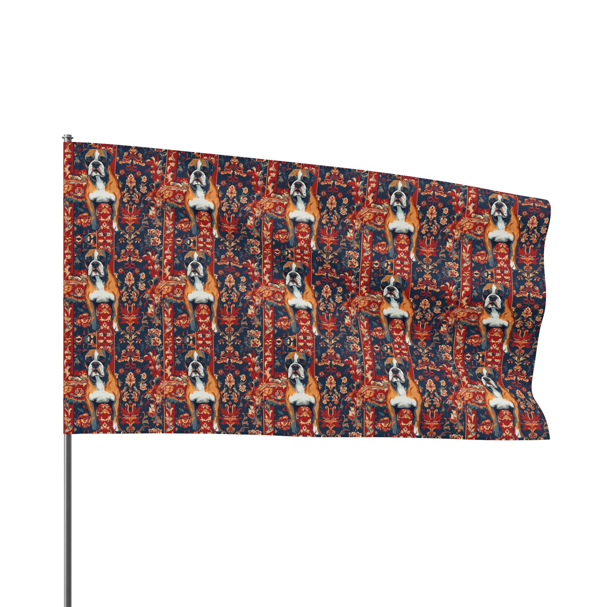 Boxer Blossom Tapestry Delight Flag