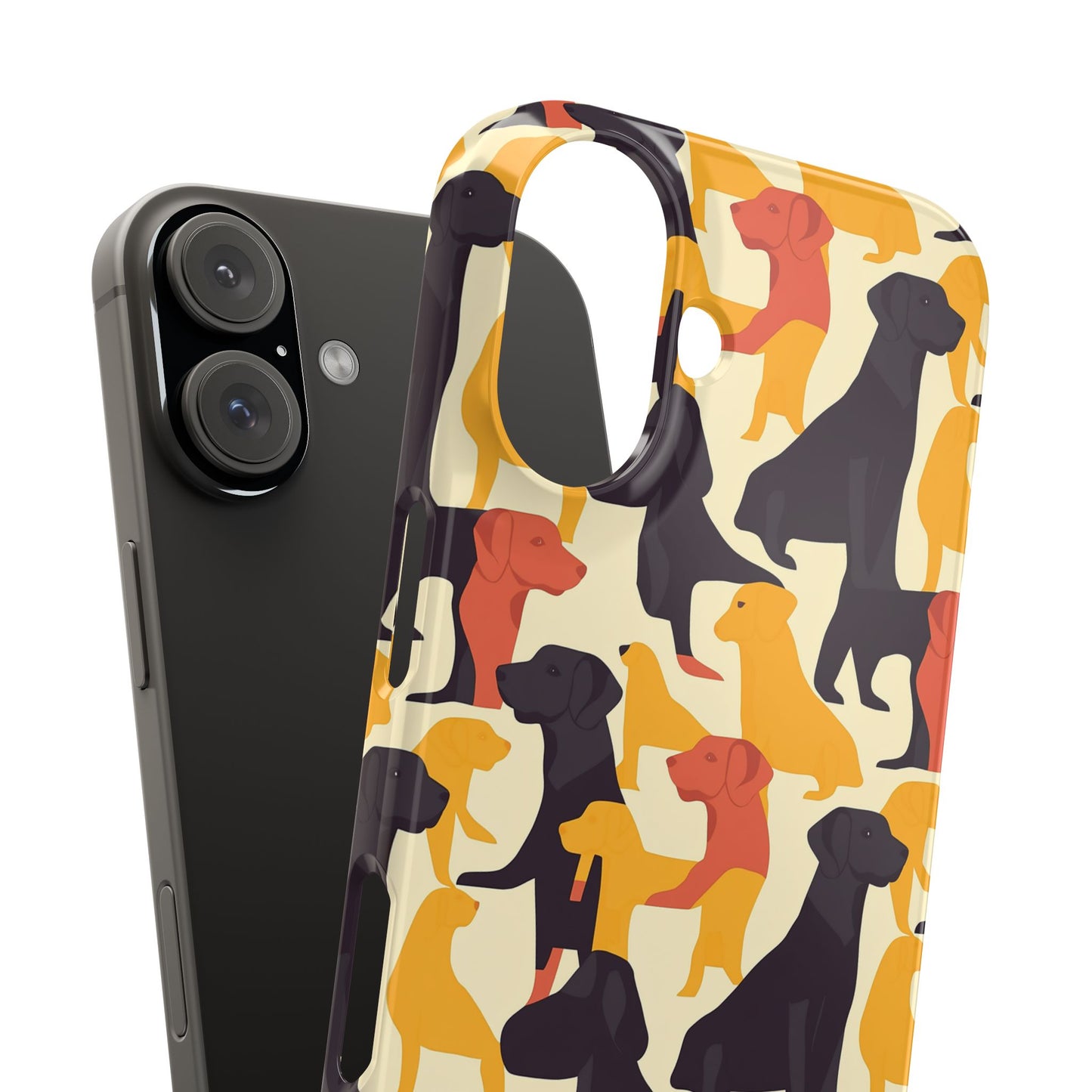 Modern Charm Labrador Chic Slim Phone Cases