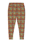 Whimsical Warhol Labrador Plus Size Leggings