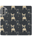 Frenchie Celestial Soar Flip Cases