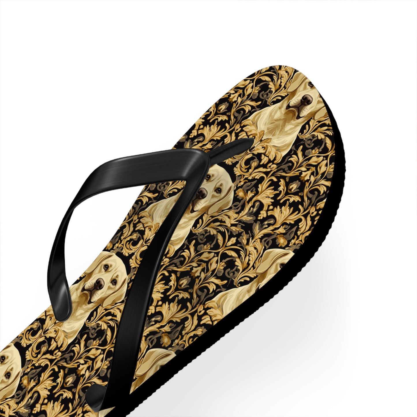 Royal Pawsitivity Labs Flip Flops