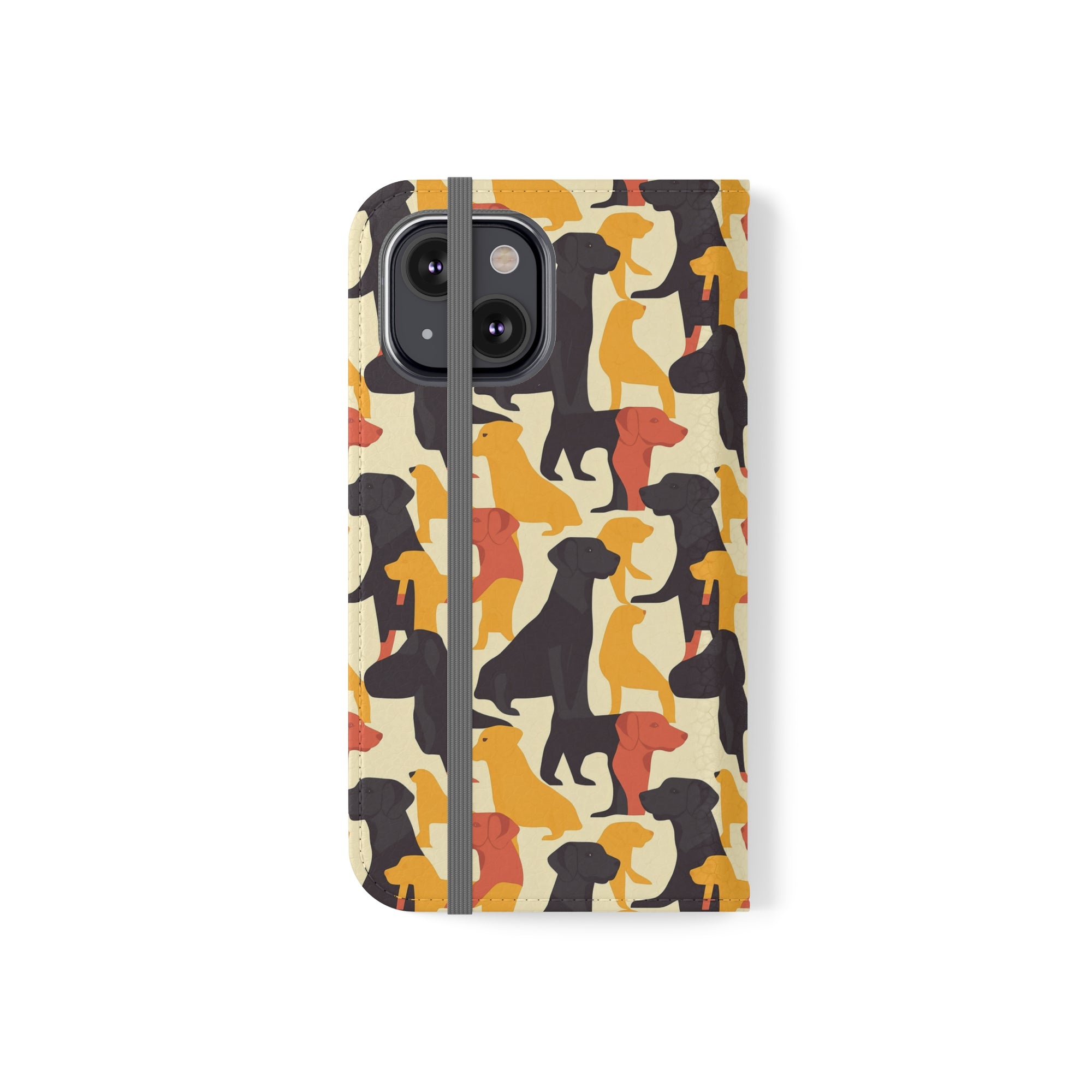 Modern Charm Labrador Chic Flip Cases