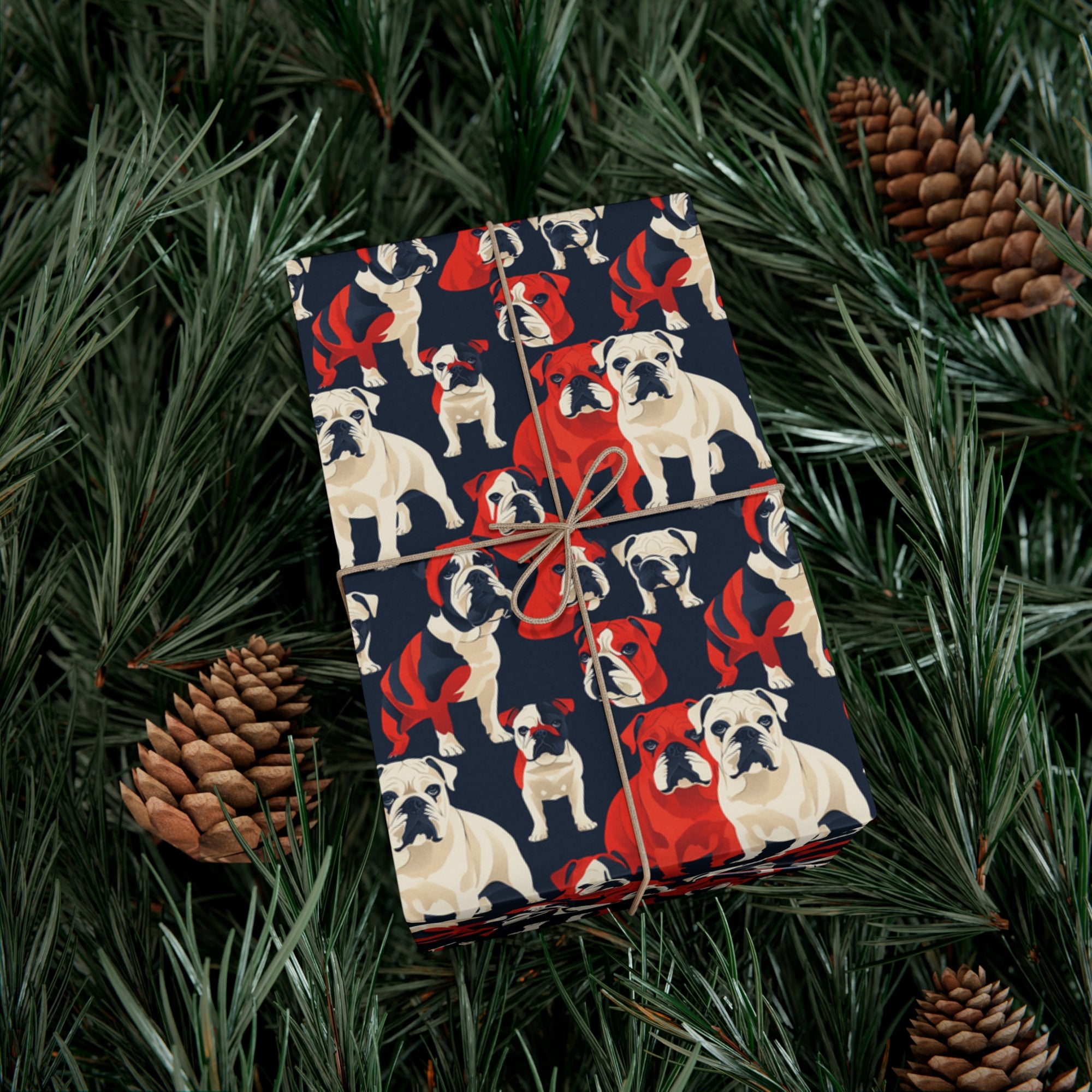 Bulldoggy Bliss Chomper Gift Wrap Papers