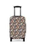 Blooming Bulldog Beauty Luggage Cover