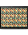 Blooming Goldie Glam Matte Canvas, Framed