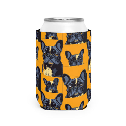 Frenchie Pawsitively Pawsome Peek-a-Boo Perfection Can Cooler Sleeve