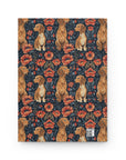 Floral Pawsome Dachsund Delight Hardcover Journal Matte