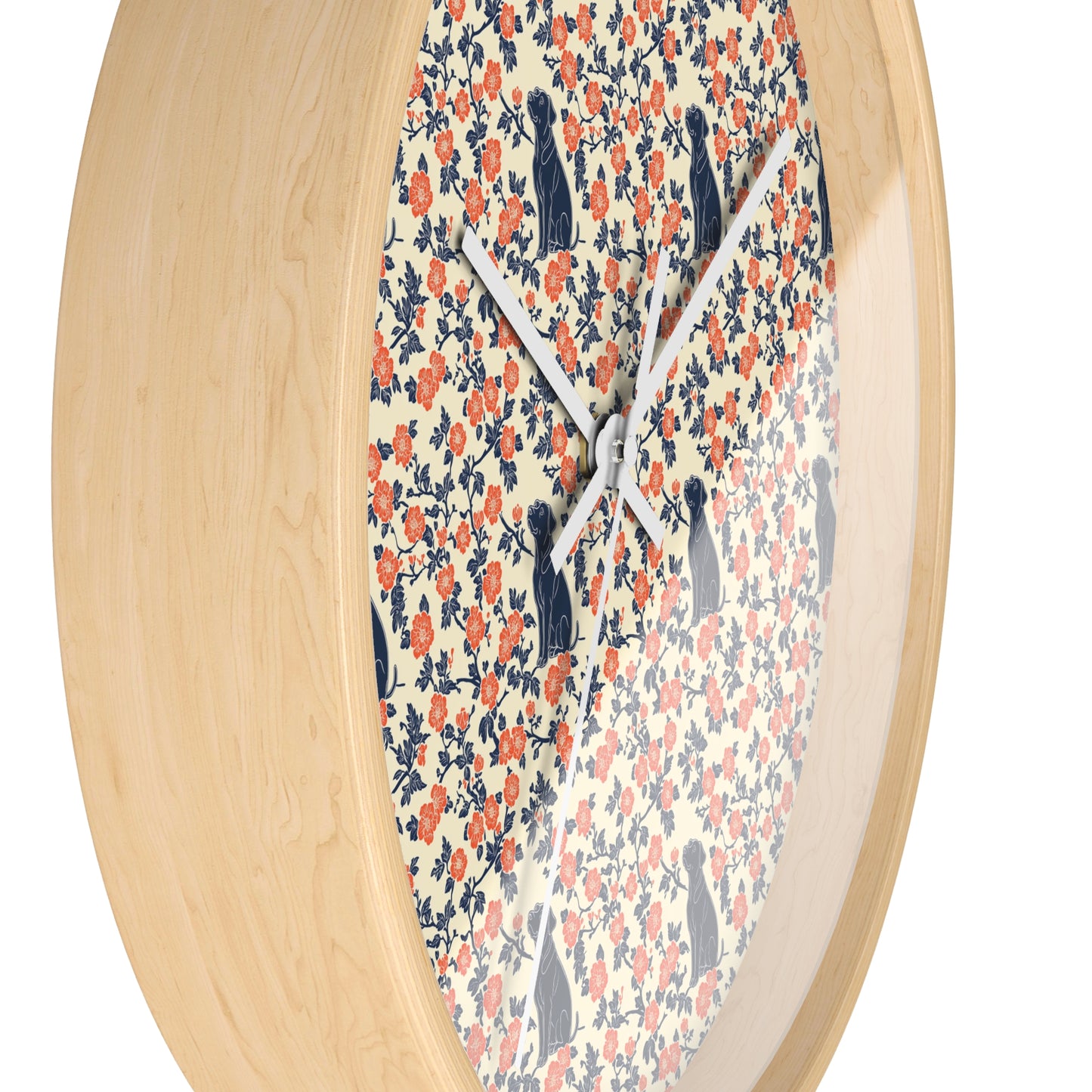 Bloomiful Lab Bouquet Wall Clock