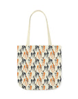 Dashing Dane Divinity Canvas Tote Bag