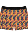 Impressionistic German Shepherds Men's Boxer Briefs