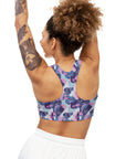 Funky Geometric Boxerista Seamless Sports Bra