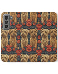 Yorkie Charm Twins Flip Cases