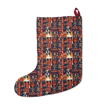 Boxer Blossom Tapestry Delight Christmas Stockings