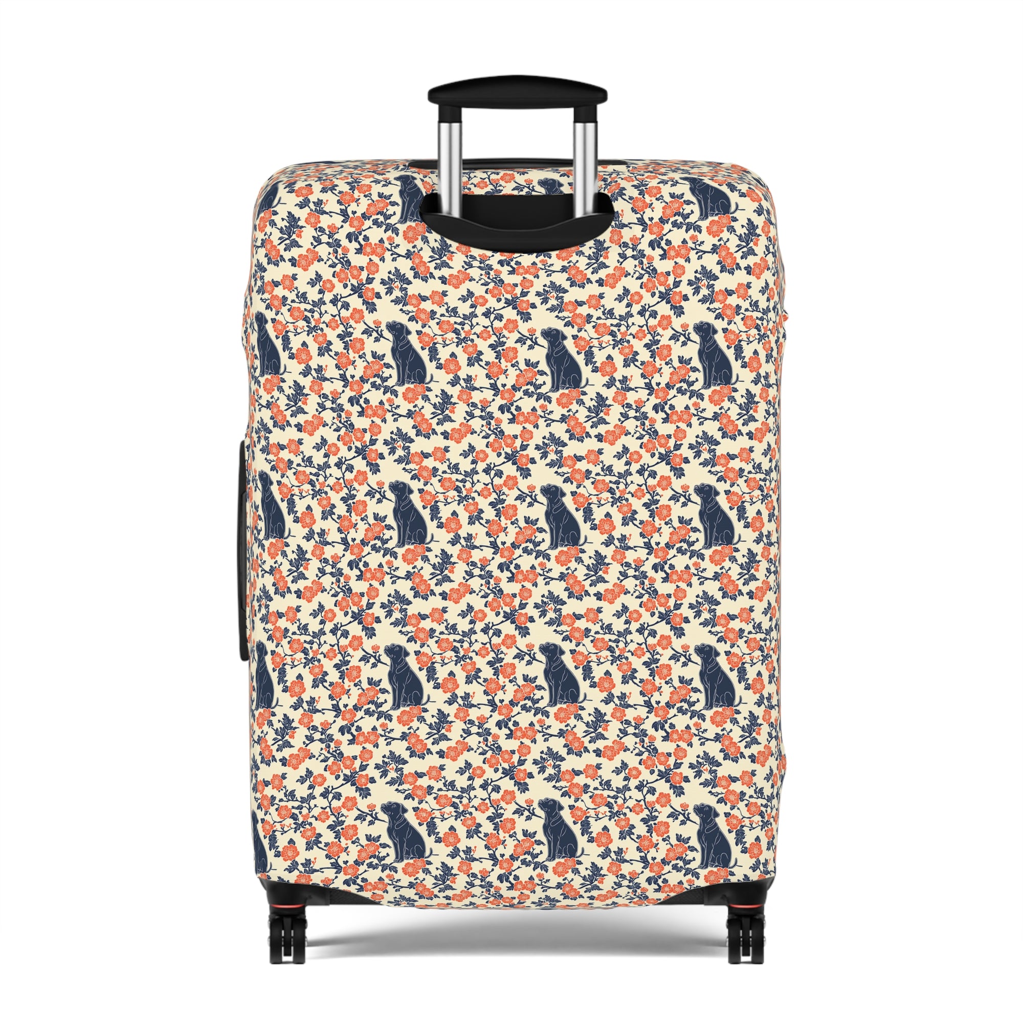 Bloomiful Lab Bouquet Luggage Cover