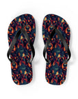 Rustic Rottie Charm Flip Flops