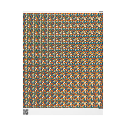 Corgi Carnival Couture Wrapping Paper