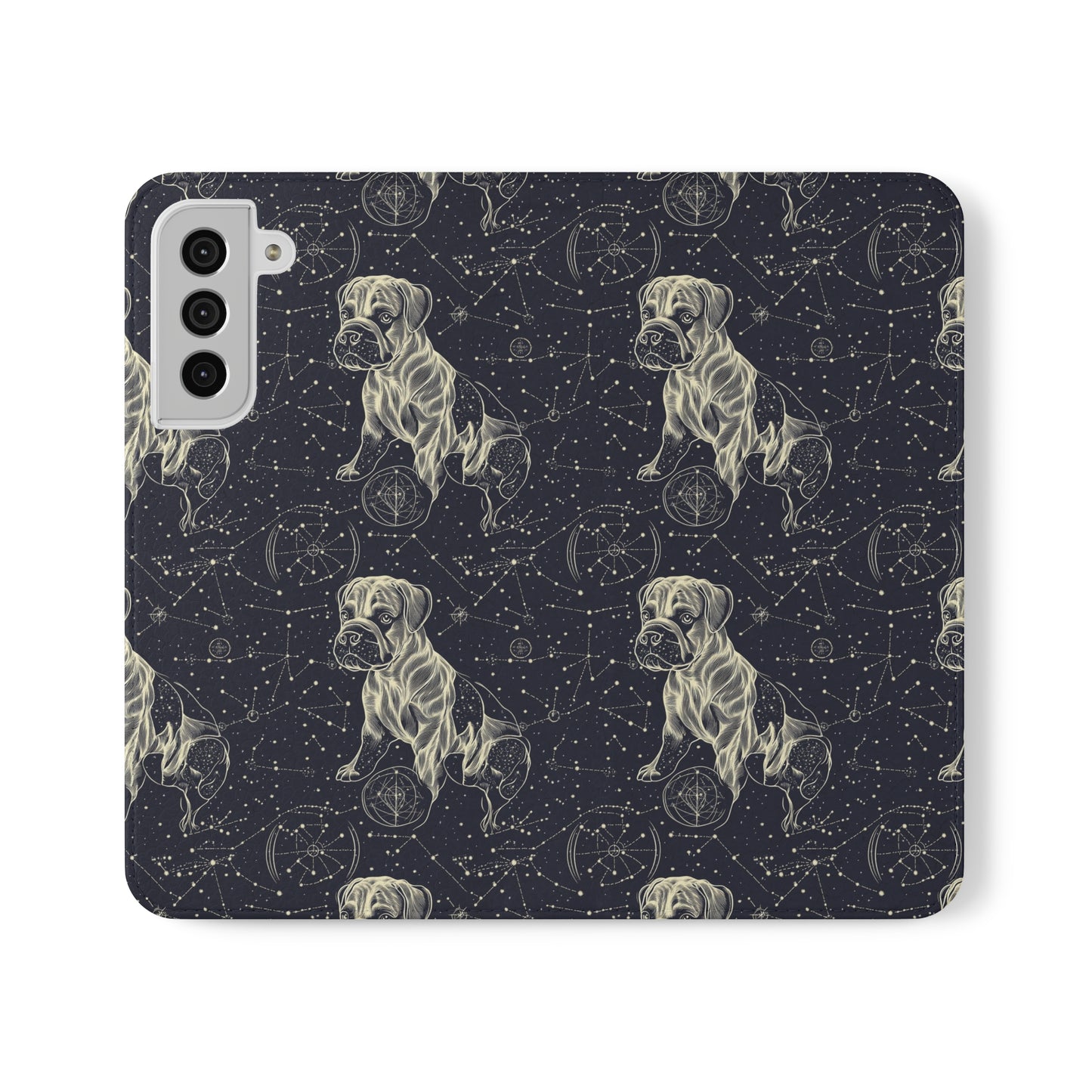 Celestial Boxer Bliss Flip Cases