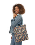 Blooming Bulldog Beauty Canvas Tote Bag