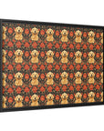 Golden Pawsatronic Tapestry Matte Canvas, Framed