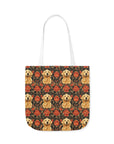 Golden Pawsatronic Tapestry Canvas Tote Bag