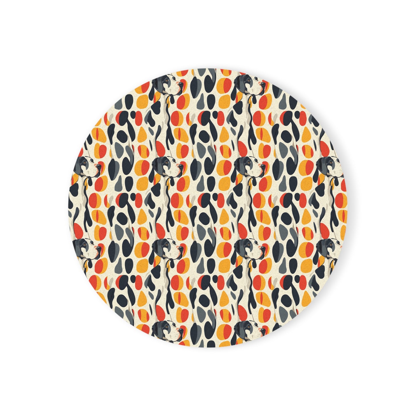 Dazzling Great Dane Dreamscape Cork Back Coaster