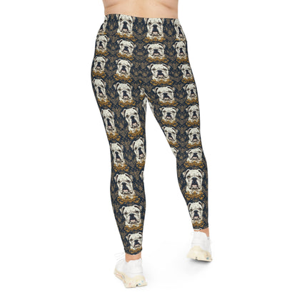 Wildwood Wanderlust Bulldog Plus Size Leggings