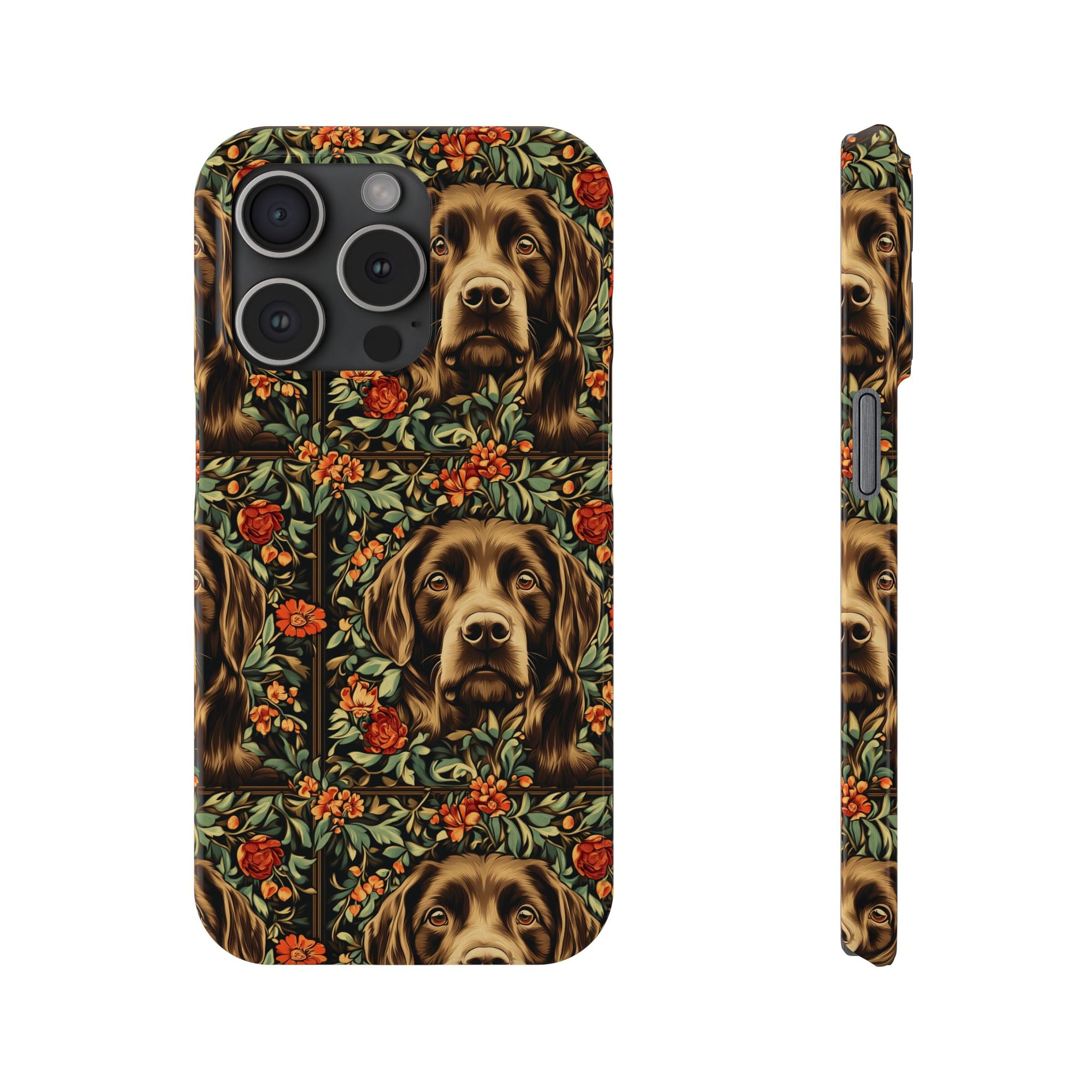 Labrador Lush Pooch Tapestry Slim Phone Cases