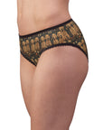 Fanciful Golden Paradise Blossom Women's Briefs