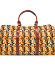 Golden Woof Abstract Glamour Waterproof Travel Bag