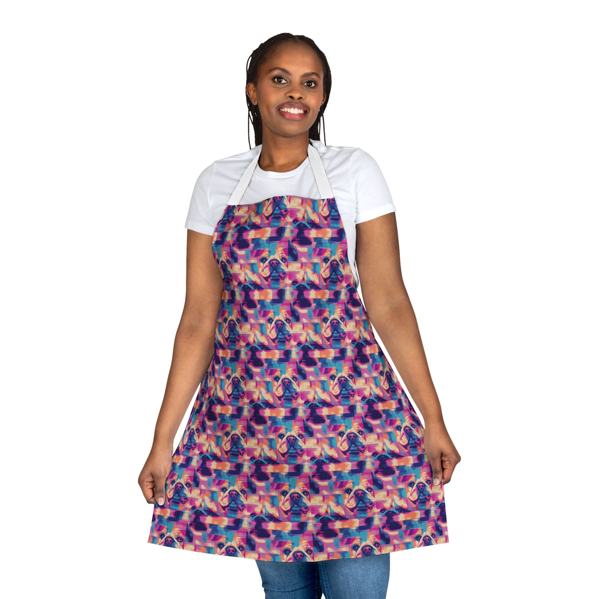 Dazzling Bulldog Chic Apron