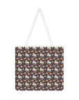 Bulldog Blossom Bonanza Shoulder Tote Bag