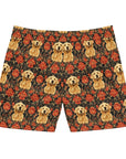 Golden Pawsatronic Tapestry Men's Mid-Length Swim Shorts