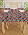 Rustic Charm Labrador Chic Tablecloth