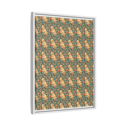 Blooming Goldie Glam Matte Canvas, Framed