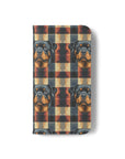 Pawsome Rottweiler Royalty Plaid Flip Cases