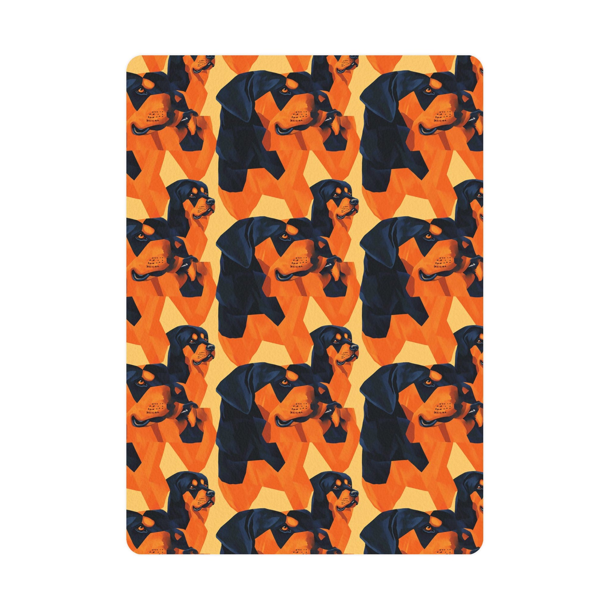 Rottweiler Chic Pawsitivity Postcards