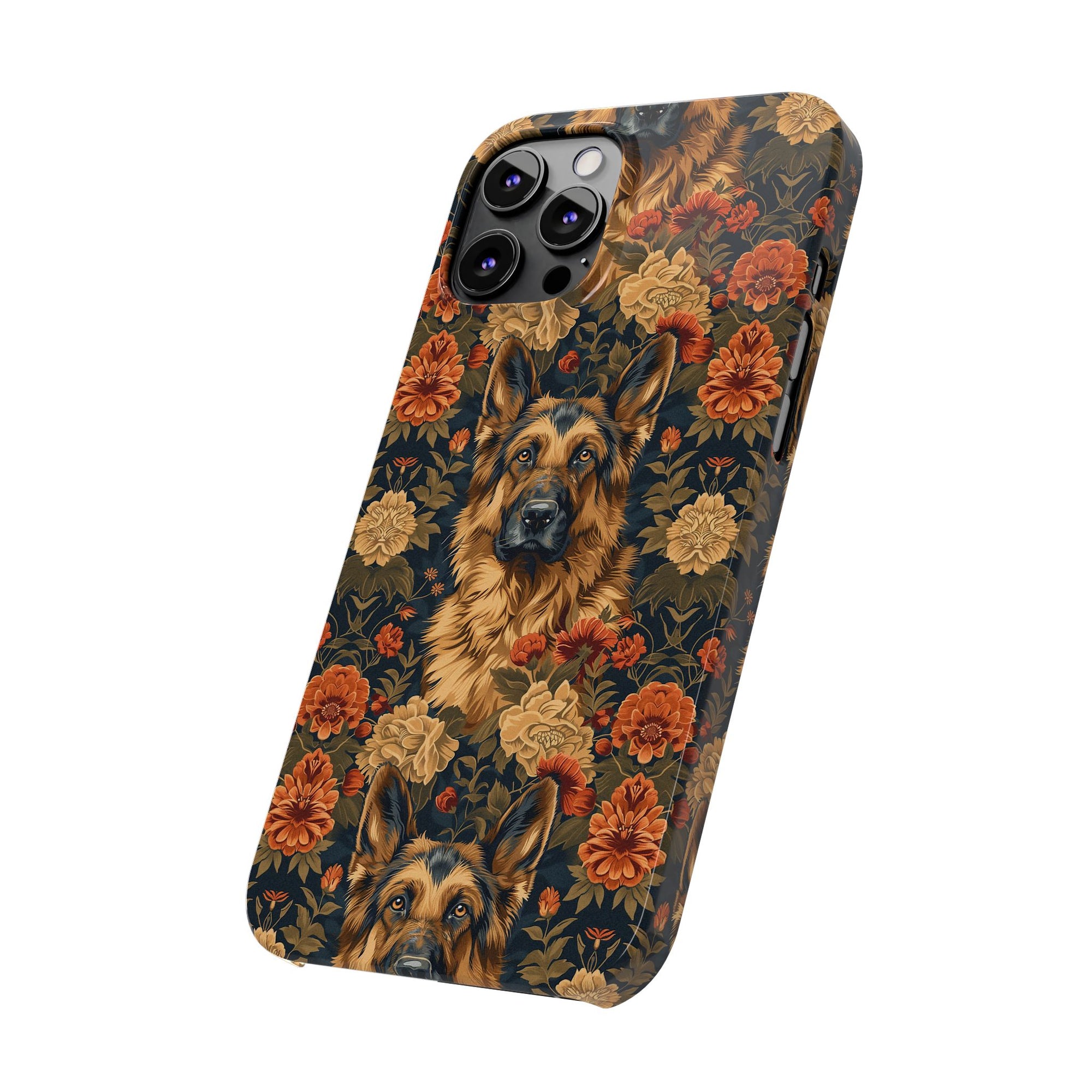 WhimsiWooly Shepherd Spritz Slim Phone Cases